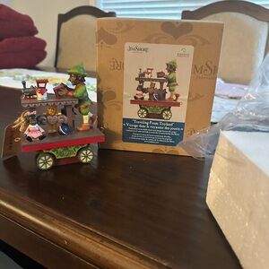 Jim Shore Holiday Decor with Red and Green Accents